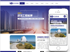 工程检测官网模板