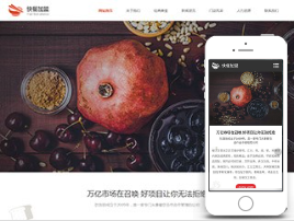 餐饮加盟官网模板